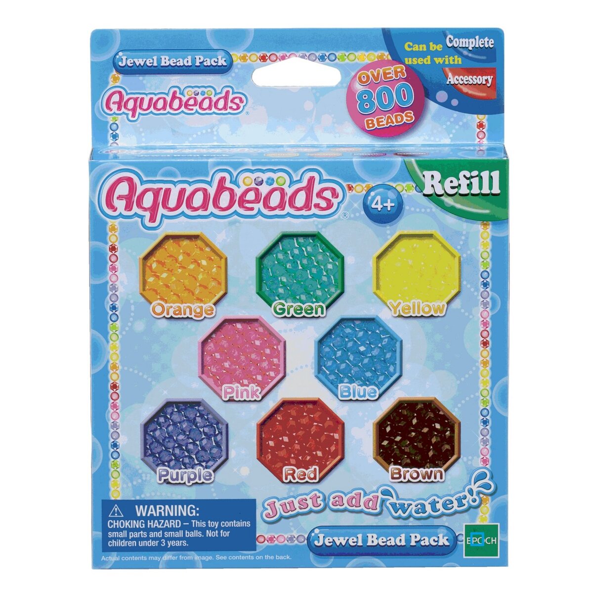 Aquabeads : Recharge de 600 perles bleues claires - Jeux et jouets Aquabeads  - Avenue des Jeux