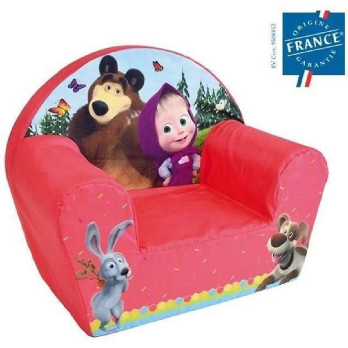 Fun House MASHA ET MICHKA Fauteuil club enfant