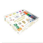 MA P'TITE PALETTE JOLI QUOTIDIEN A L'AQUARELLE. COFFRET AVEC 1 PALETTE, 10 PLACHES PRETES-A-PEINDRE ET 1 PINCEAU, Dessain et Tolra