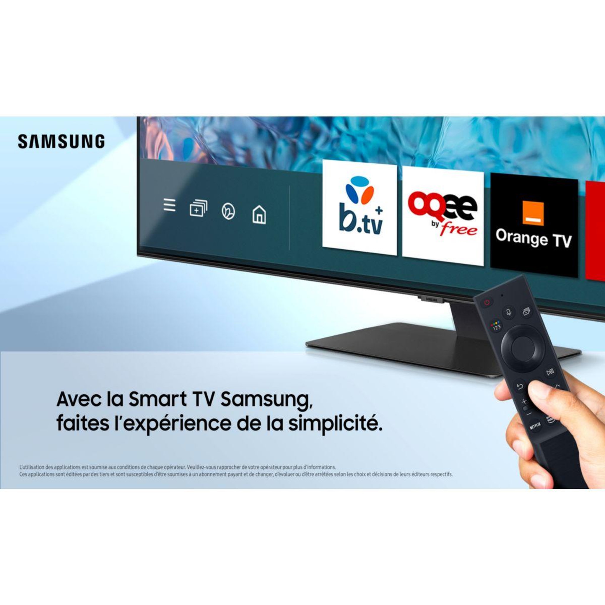 Voir la diapositive 2 : Samsung TV LED UE43AU7025