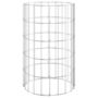 Voir la diapositive 4 : VIDAXL Lit sureleve a gabion circulaire 3 pcs Acier galvanise Ø30x50cm