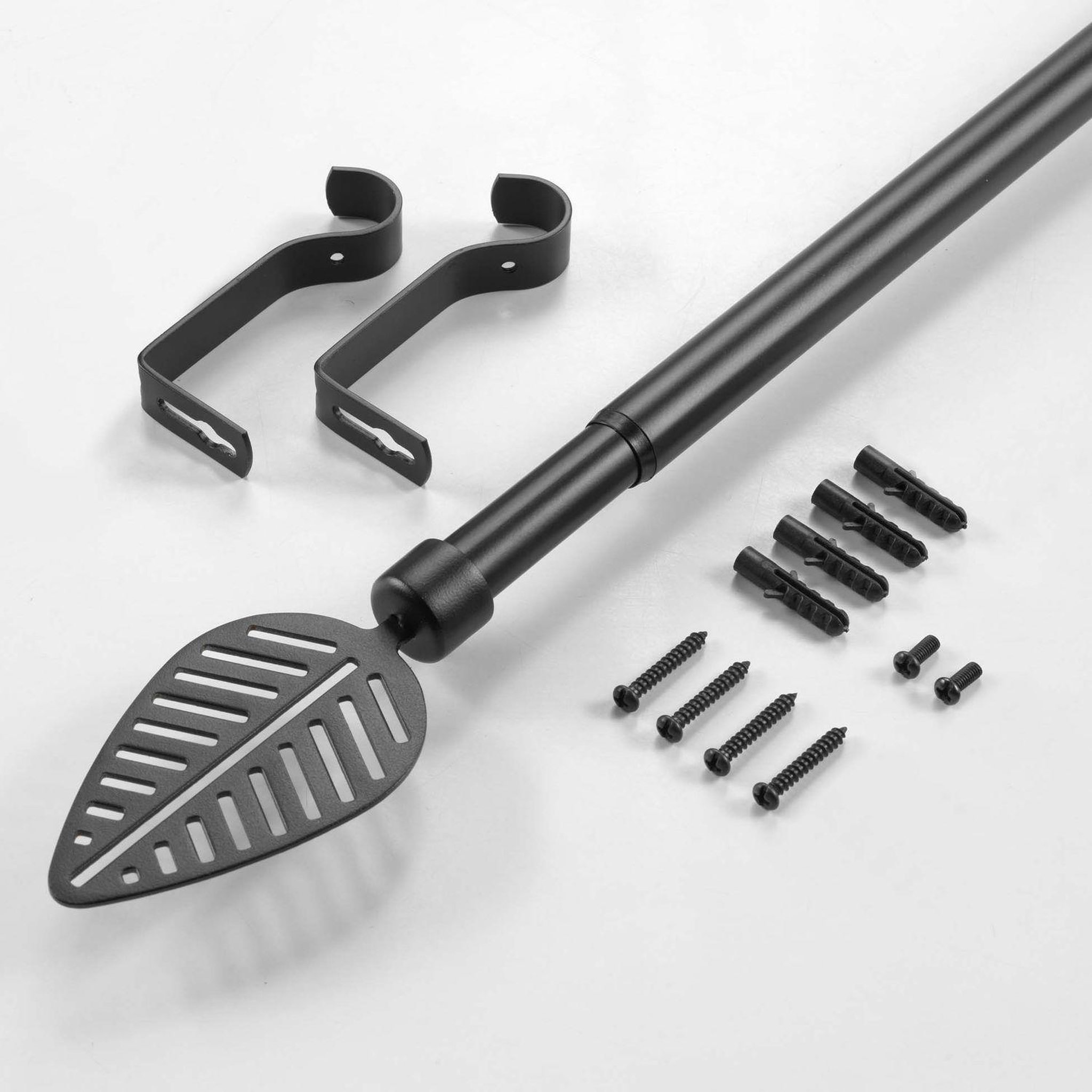 Voir la diapositive 3 : Douceur d'Intérieur Kit de tringle à rideaux extensible Leaf