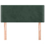 Voir la diapositive 3 : VIDAXL Tete de lit Vert fonce 80x5x78/88 cm Velours