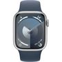 Voir la diapositive 2 : APPLE Montre connectée Serie 9 45mm Aluminium/Argent Bleu Orage S/M