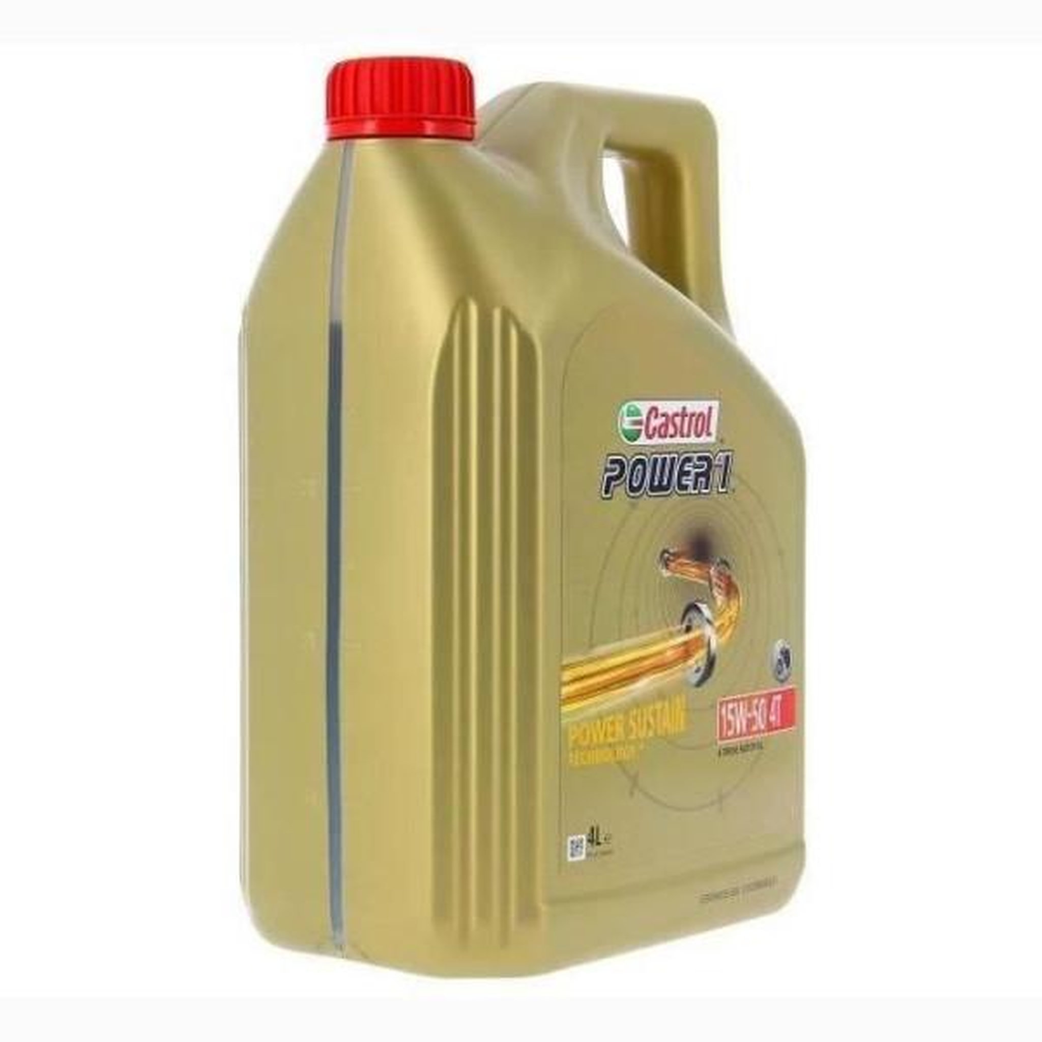 Voir la diapositive 2 : CASTROL Huile moteur - CASTROL - Power1 4T 15W-50 - 4L
