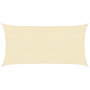 Voir la diapositive 1 : VIDAXL Voile d'ombrage 160 g/m^2 Creme 4x7 m PEHD