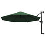 Voir la diapositive 3 : VIDAXL Parasol mural avec mat metallique 300 cm Vert
