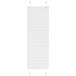 VIDAXL Store plisse blanc 50x150 cm largeur du tissu 49,4 cm polyester