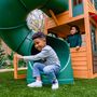 Voir la diapositive 5 : Kidkraft Aire de jeux avec toboggan - Bois - 2,89m - CLOVERDALE FORT