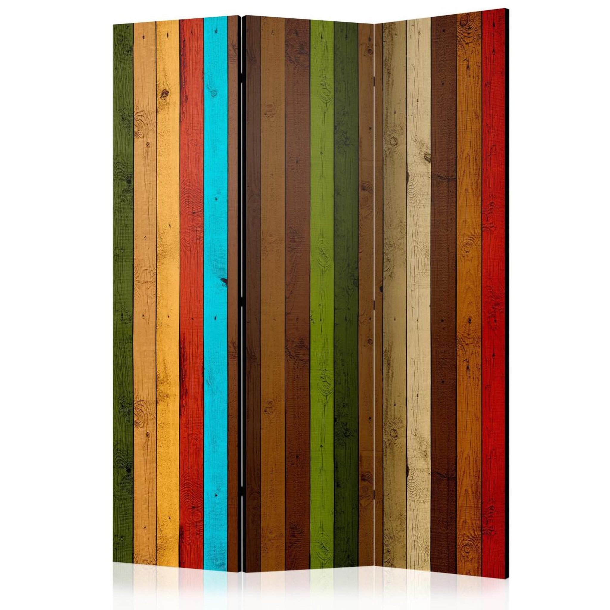 Paris Prix Paravent 3 volets  wooden rainbow  135x172cm