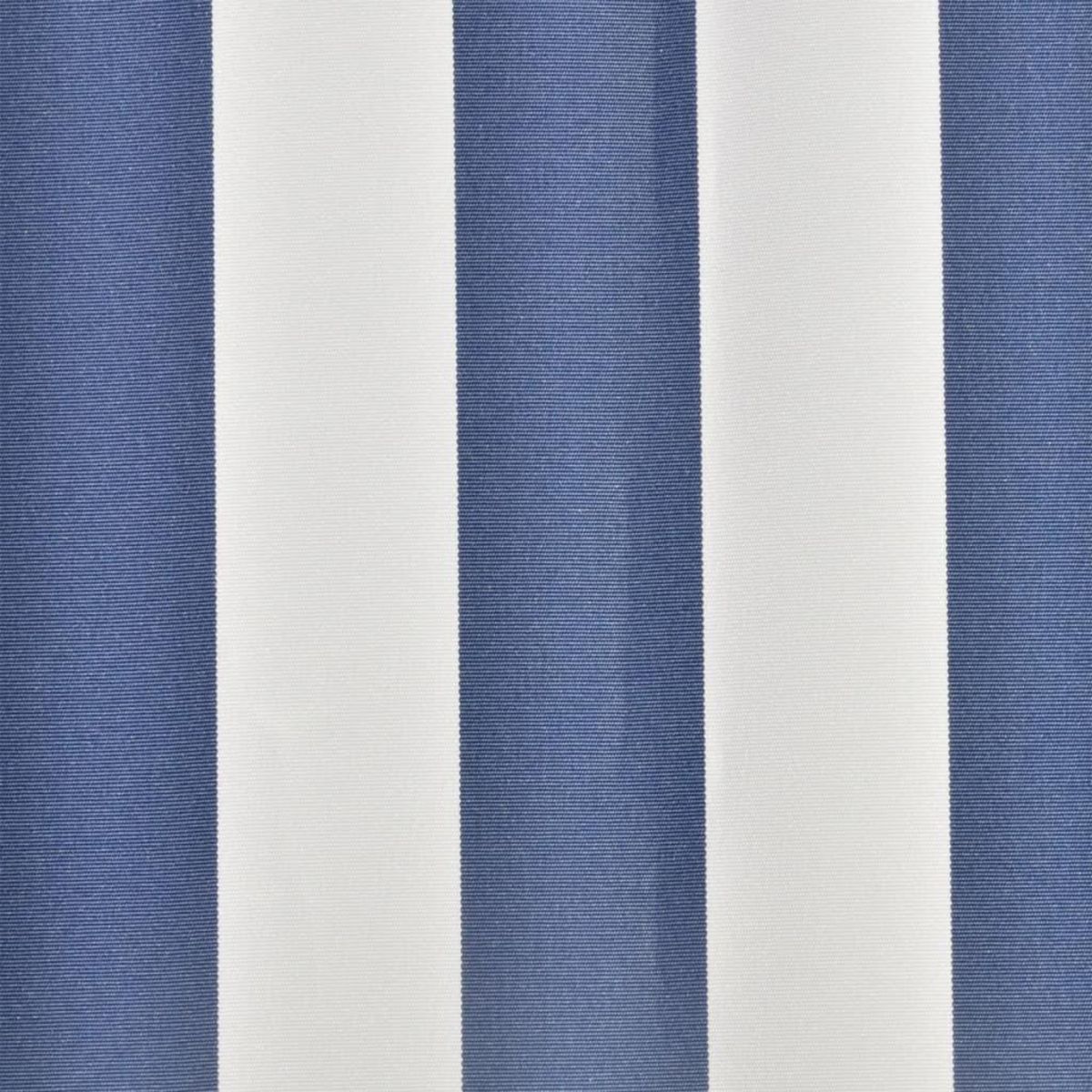 VIDAXL Toit d'auvent toile bleu et blanc 3 x 2,5 m (cadre non inclus)