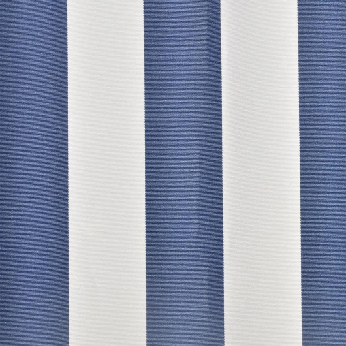 VIDAXL Toit d'auvent toile bleu et blanc 3 x 2,5 m (cadre non inclus)