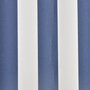 Voir la diapositive 3 : VIDAXL Toit d'auvent toile bleu et blanc 3 x 2,5 m (cadre non inclus)