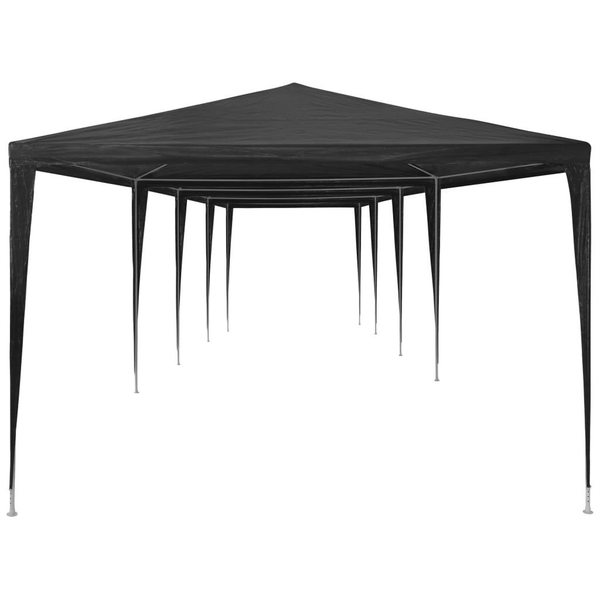 Voir la diapositive 2 : VIDAXL Tente de reception 3x12 m PE Anthracite