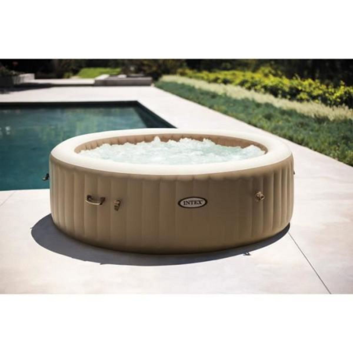 INTEX Spa gonflable INTEX - Sahara - 216 x 71 cm - 6 places - Rond - 28428EX