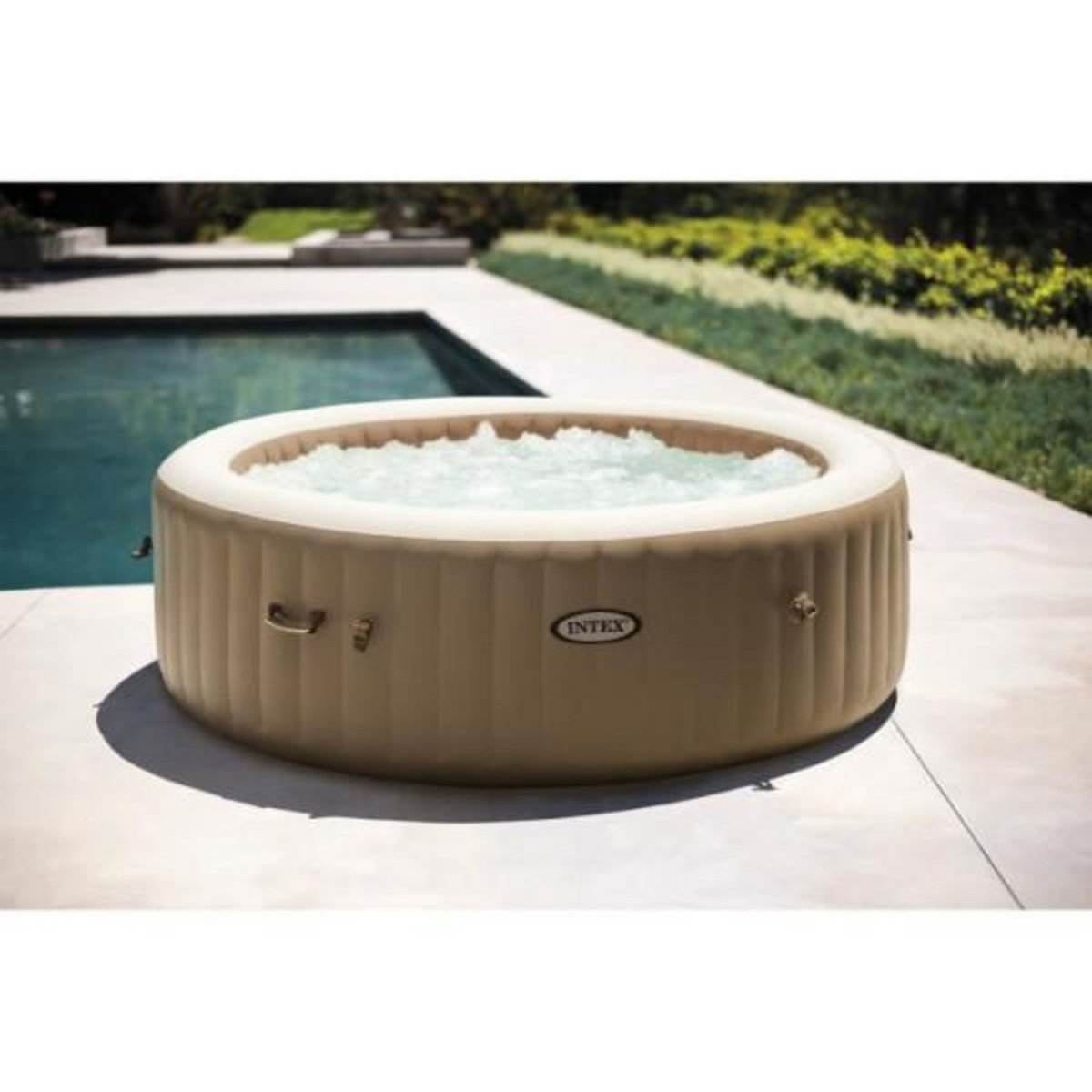 INTEX Spa gonflable INTEX - Sahara - 216 x 71 cm - 6 places - Rond - 28428EX