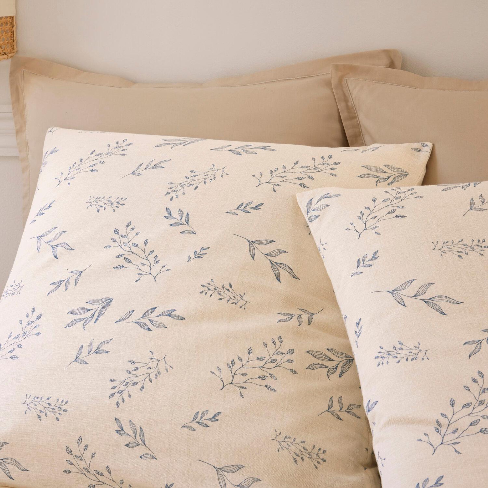 Voir la diapositive 4 : BATON ROUGE Parure housse de couette 100% gaze de coton imprimé liveo