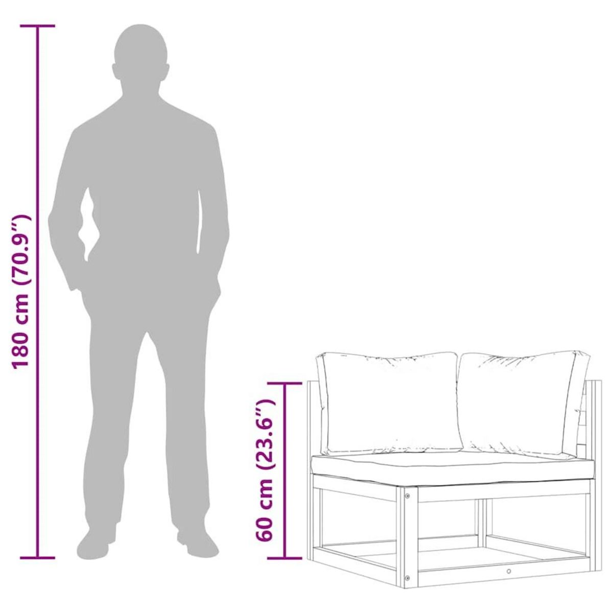 VIDAXL Canapes d'angle sectionnels 2 pcs avec coussins Blanc creme