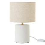 Paris Prix Lampe à Poser en Céramique  Felicia  28cm Blanc