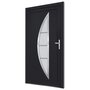 Voir la diapositive 4 : VIDAXL Porte d'entree anthracite 108x200 cm PVC