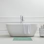 Voir la diapositive 2 : GUY LEVASSEUR Tapis de bain déco en coton 50x80cm