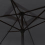 Voir la diapositive 5 : VIDAXL Parasol d'exterieur avec mat en metal 300x200 cm Noir