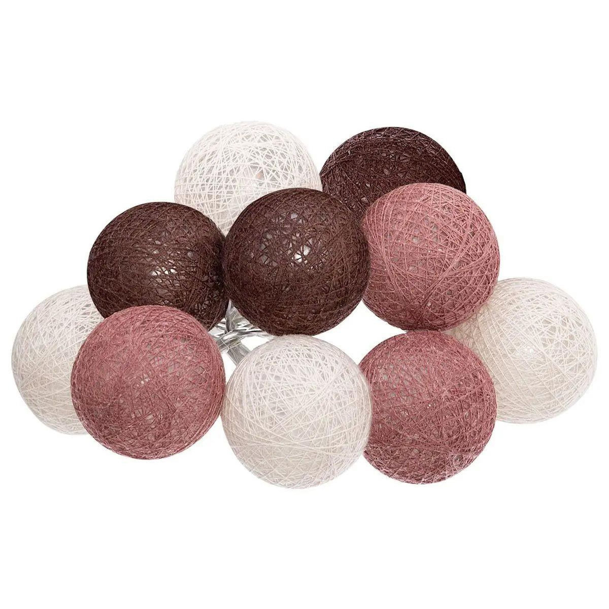 ATMOSPHERA Guirlande Led 10 Boules  Dune  165cm Multicolore