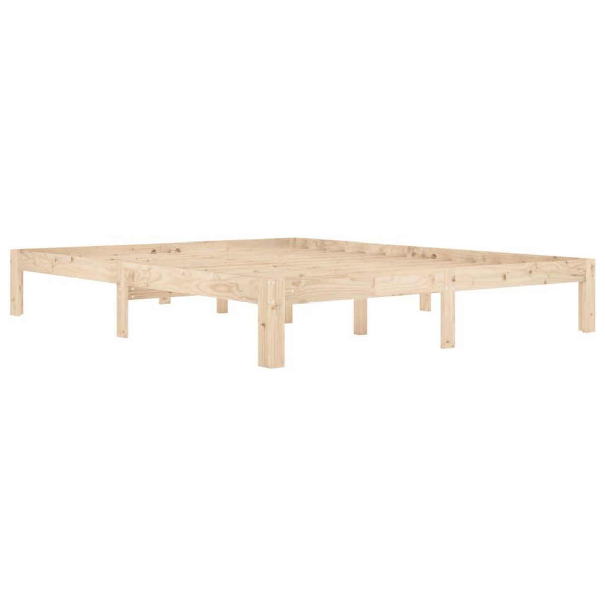 VIDAXL Cadre de lit sans matelas bois massif de pin 160x200 cm