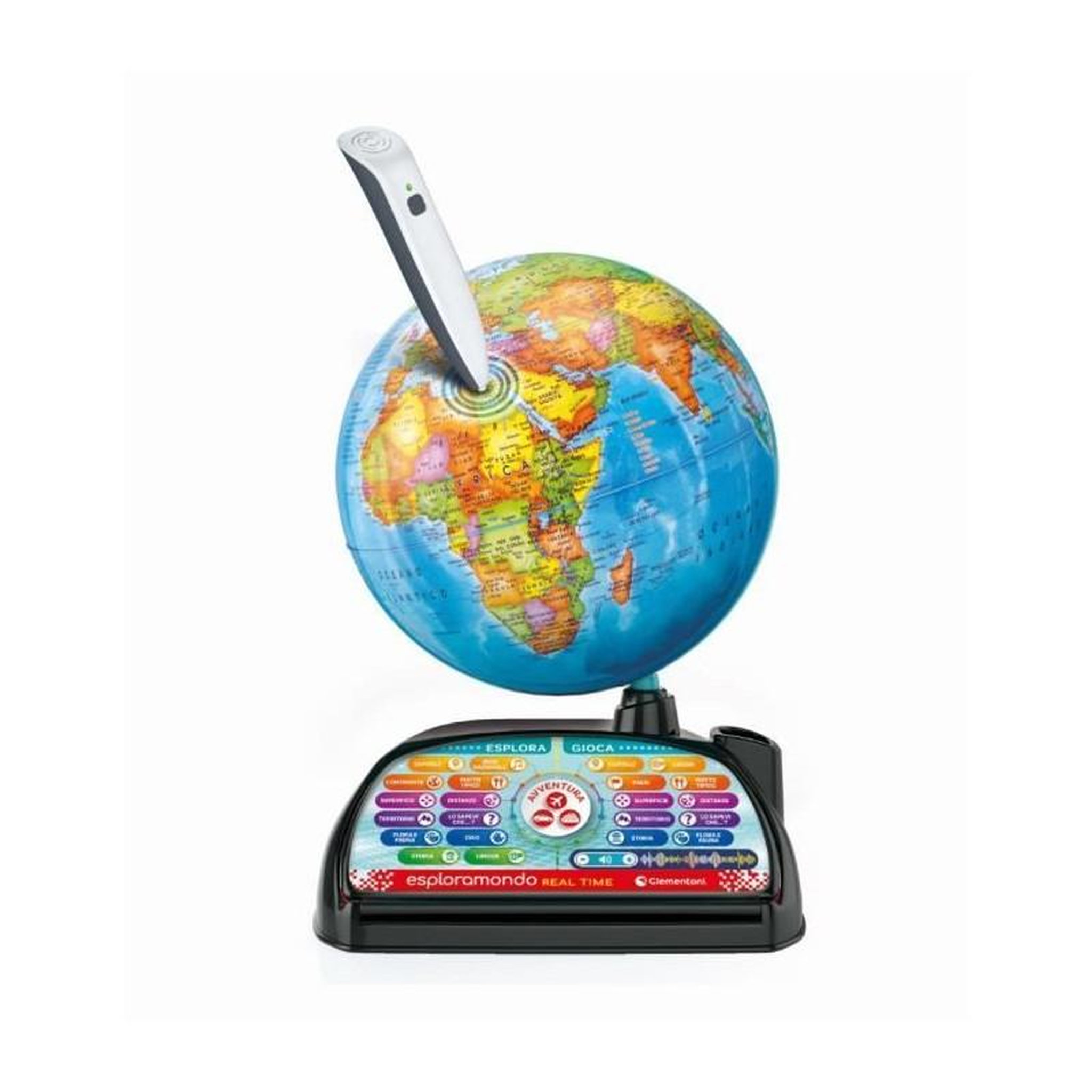 Voir la diapositive 2 : CLEMENTONI Globe terrestre enfant Clementoni Voyage en temps réel