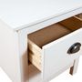 Voir la diapositive 4 : VIDAXL Table de chevet Hill Blanc 46x35x49,5 cm Bois de pin solide