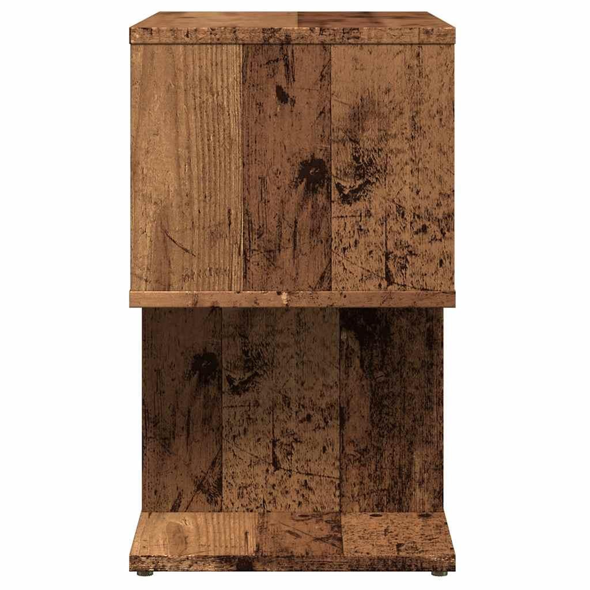 Voir la diapositive 5 : VIDAXL Table de chevet vieux bois 50x30x51,5 cm bois d'ingenierie