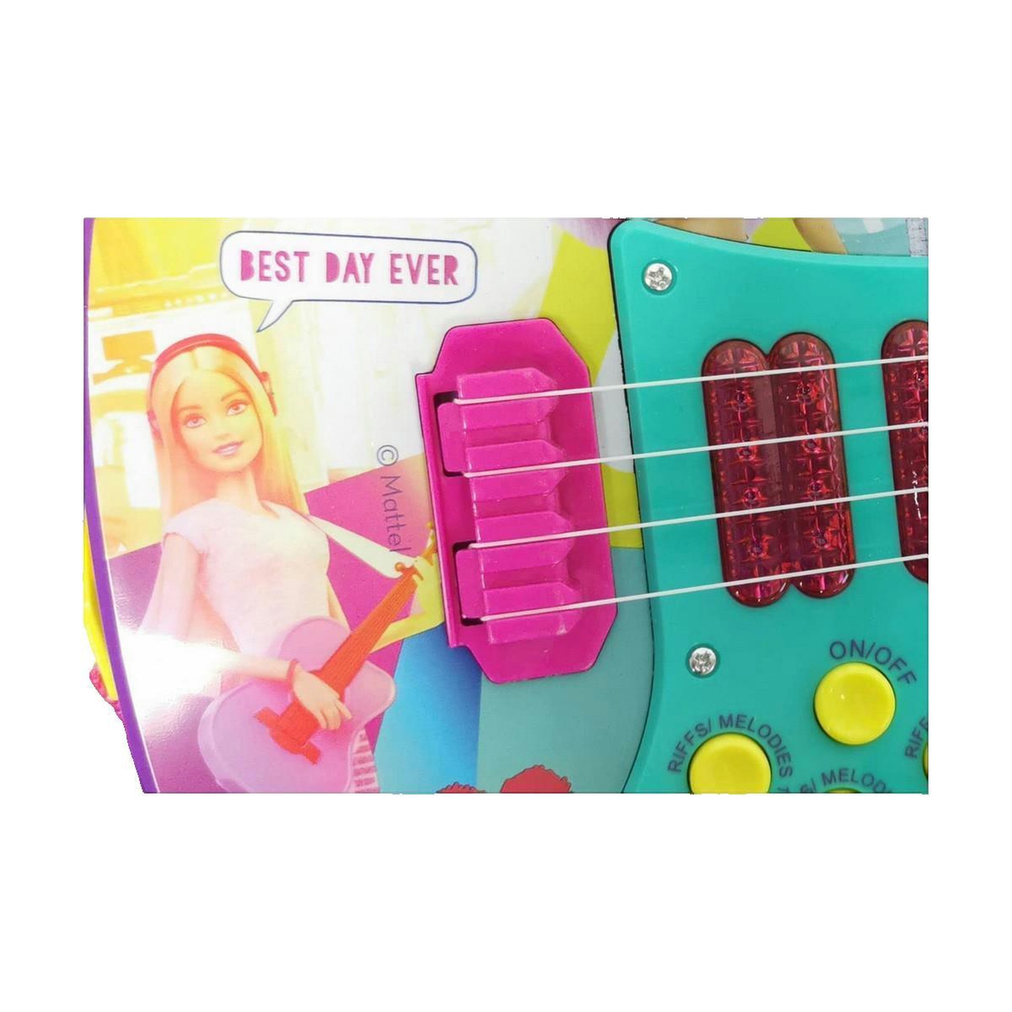 Voir la diapositive 2 : BARBIE Guitare pour enfant Barbie Rose