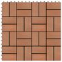 Voir la diapositive 1 : VIDAXL Carreaux de terrasse 22 pcs 30 x 30 cm 2 m^2 WPC Teck