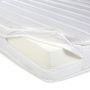 Voir la diapositive 4 : HomeStyle4U Lit rembourré avec matelas 140x200 Sommier à lattes