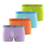 UMBRO Lot de 4 boxers homme en coton Colors. Coloris disponibles : Violet