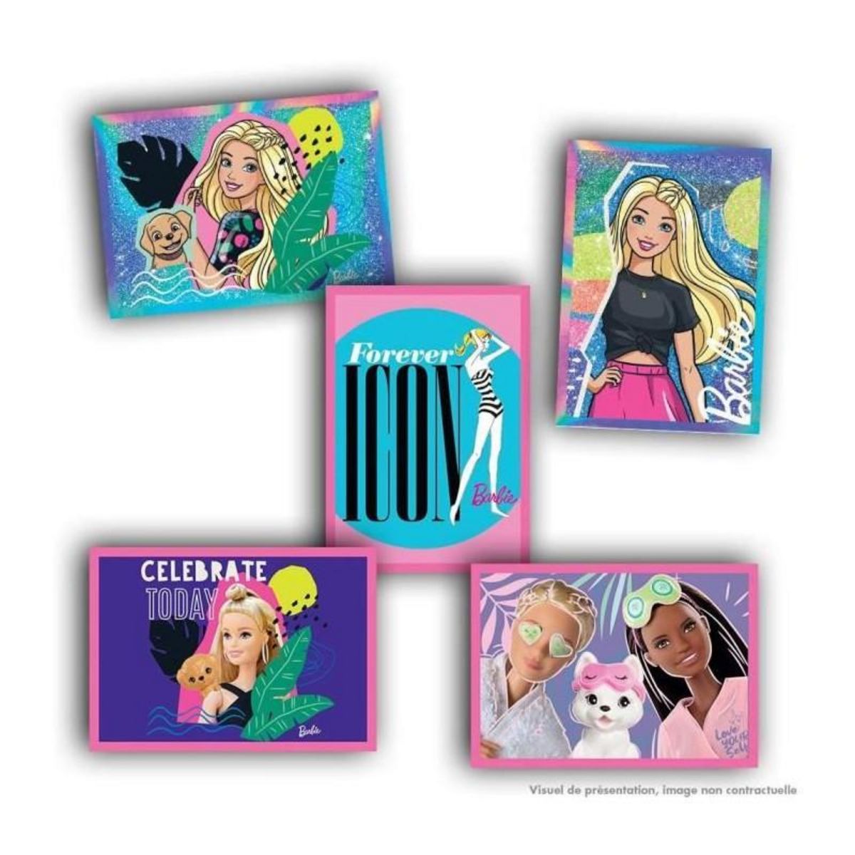 Panini Boîte - PANINI - Barbie 65e Anniversaire - 36 pochettes - 180 stickers