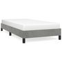 Voir la diapositive 2 : VIDAXL Cadre de lit sans matelas gris clair 100x200 cm velours