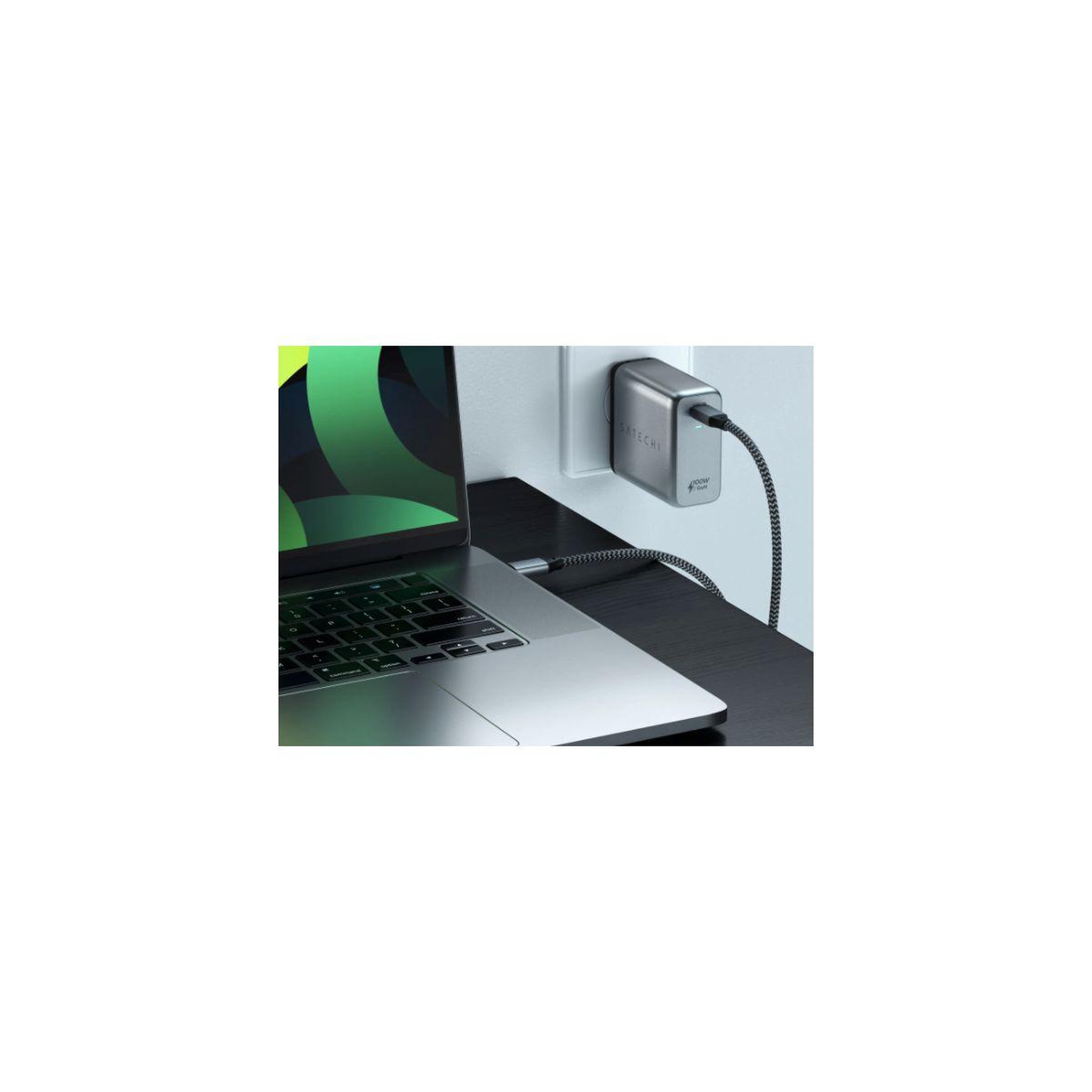 Voir la diapositive 3 : SATECHI Chargeur secteur PC USB-C Wall 100W