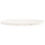 Voir la diapositive 4 : VIDAXL Dessus de table rond blanc Ø70x3 cm bois de pin massif