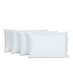 BELLECOUR BELLECOUR LITERIE | Lot de 4 oreillers ALASKA | Fibres creuses polyester. Coloris disponibles : Blanc