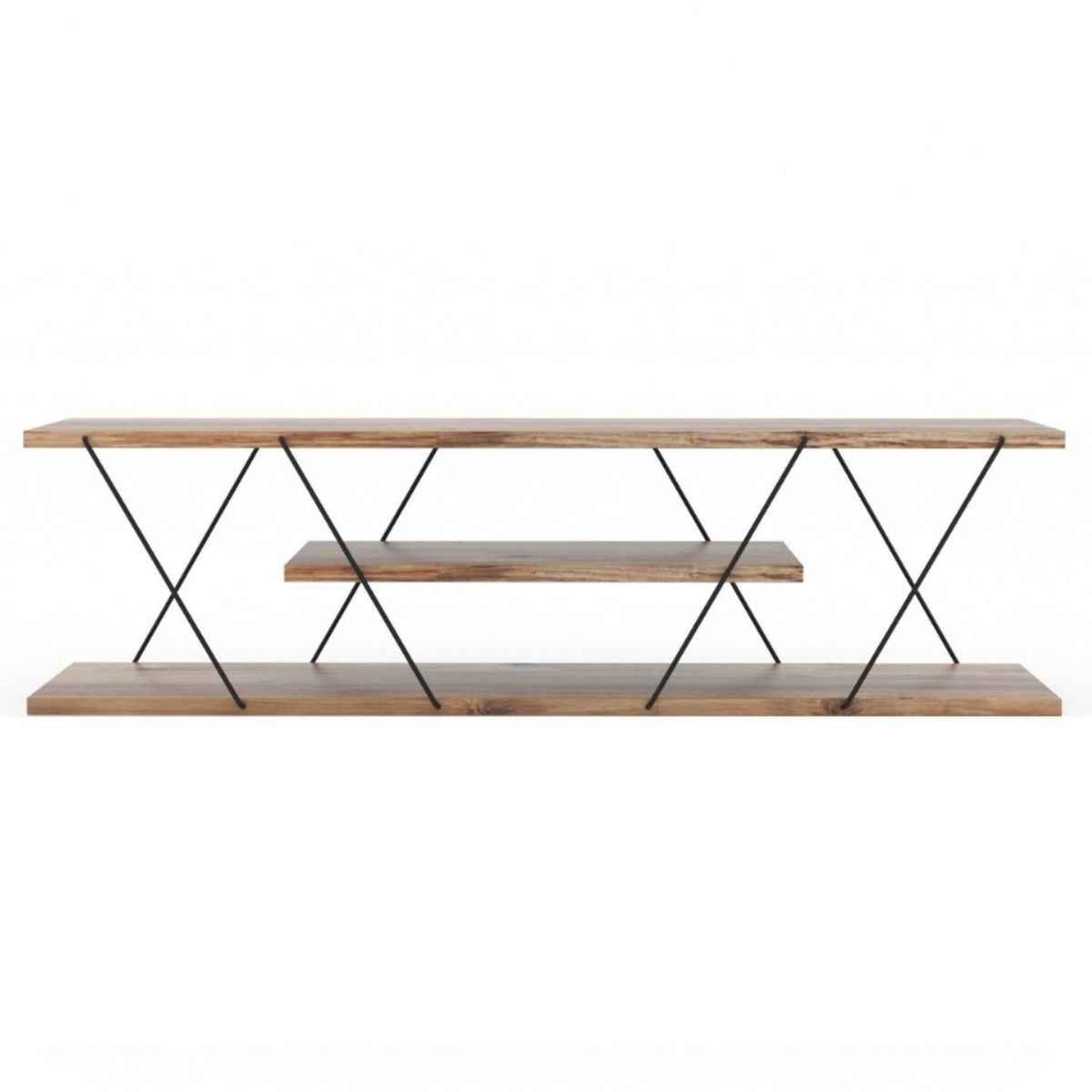 CONCEPT USINE Meuble tv design avec étagère HAMAR