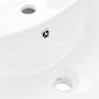 Voir la diapositive 5 : VIDAXL Lavabo autoportant avec socle Ceramique Blanc 520x440x190 mm