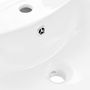 Voir la diapositive 5 : VIDAXL Lavabo autoportant avec socle Ceramique Blanc 520x440x190 mm