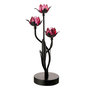 Voir la diapositive 1 : Paris Prix Lampe à Poser à LED  Fleur  36cm Noir & Rose