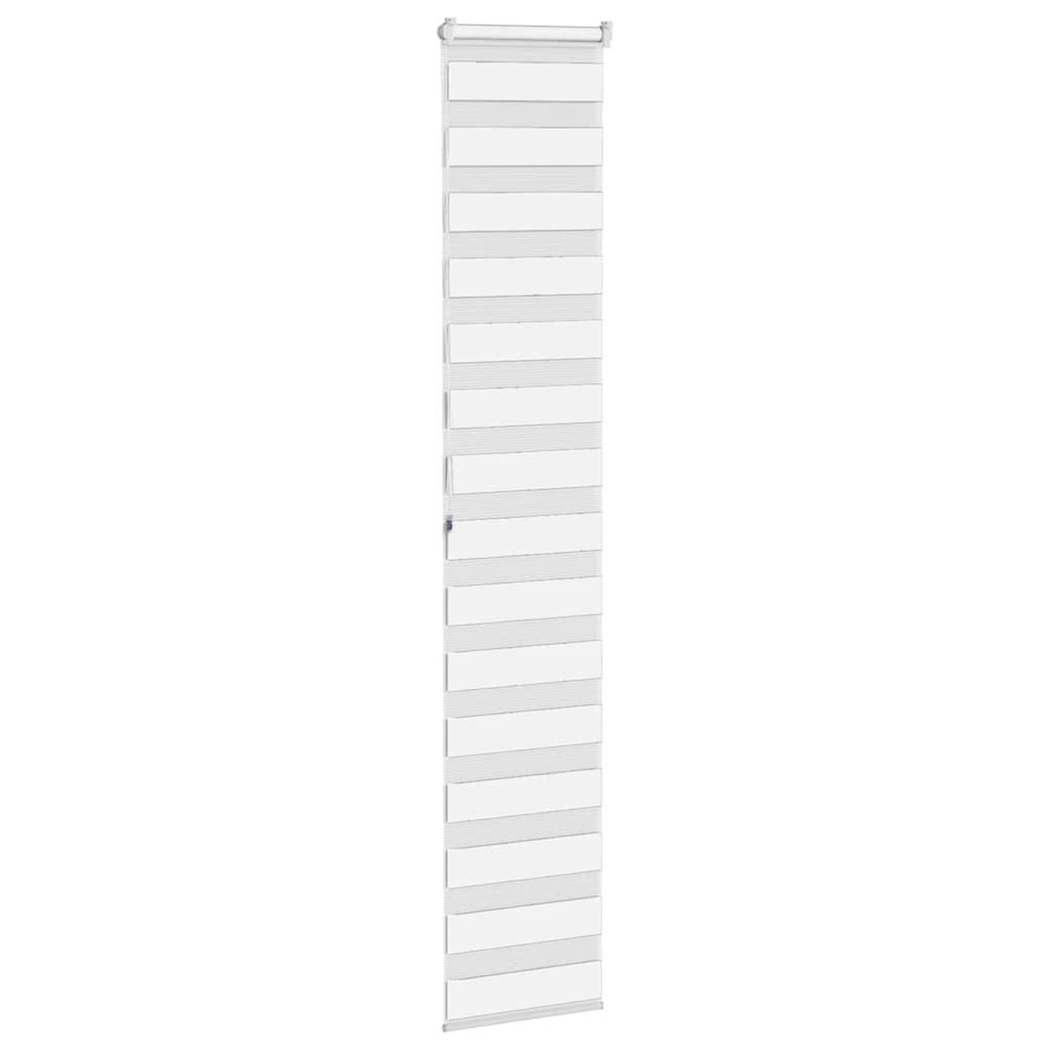 Voir la diapositive 4 : VIDAXL Store zebre blanc 40x200 cm largeur du tissu 35,9 cm polyester