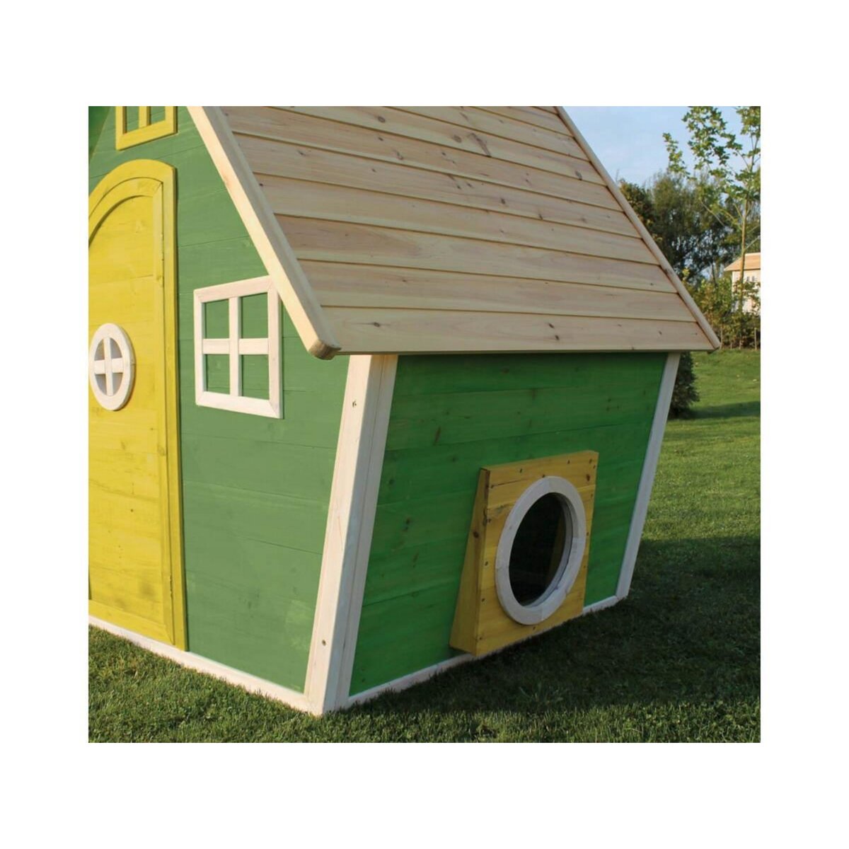 EXIT TOYS Maisonnette en bois pour enfants Fantasia 100 Vert - Exit Toys