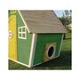 Voir la diapositive 3 : EXIT TOYS Maisonnette en bois pour enfants Fantasia 100 Vert - Exit Toys