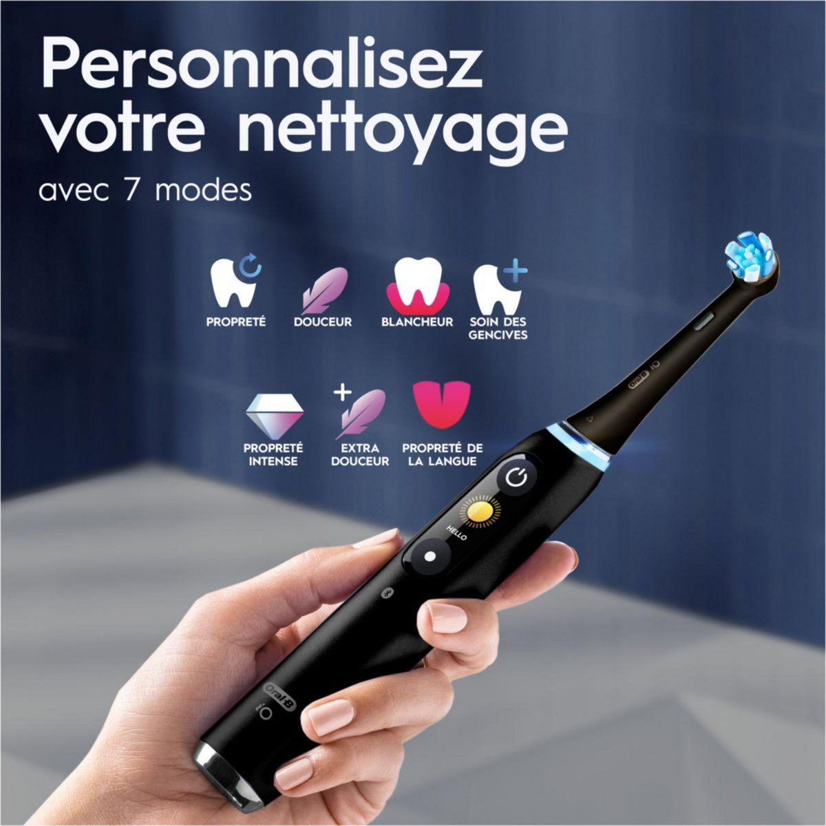 ORAL B Brosse à dents électrique IO 9 black edition cadeau