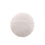 Voir la diapositive 2 : Paris Prix Coussin Rond en Coton  Dentelle  40cm Blanc