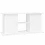 Voir la diapositive 2 : VIDAXL Support d aquarium blanc brillant 121x41x58cm bois d ingénierie